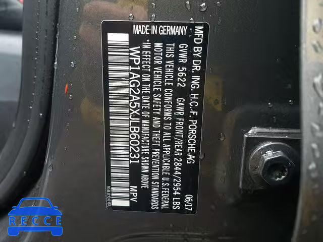 2018 PORSCHE MACAN GTS WP1AG2A5XJLB60231 image 9