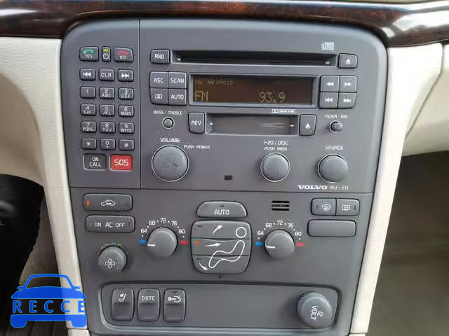 2003 VOLVO S80 T6 TUR YV1TS91Z831312407 зображення 8