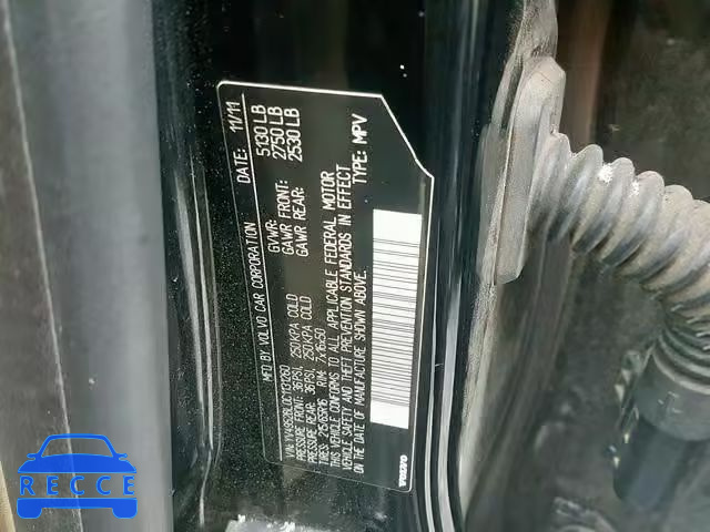 2012 VOLVO XC70 3.2 YV4952BL0C1131260 image 9