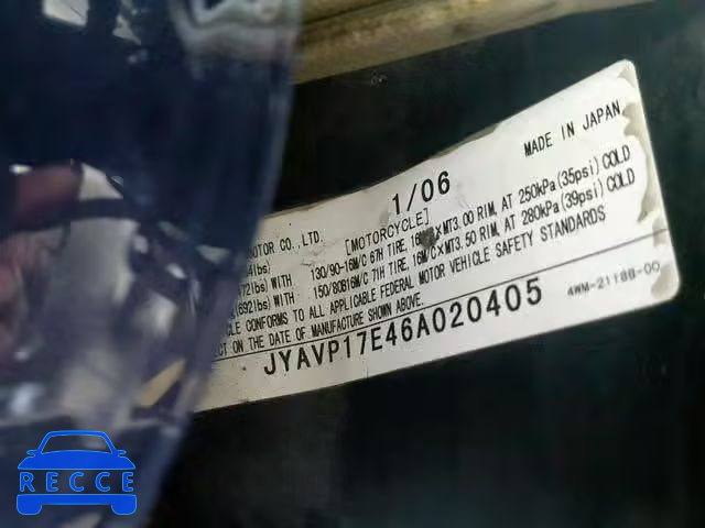 2006 YAMAHA XV1700 A JYAVP17E46A020405 image 18