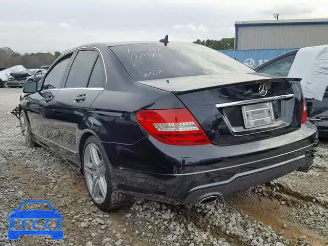 2014 MERCEDES-BENZ C 350 WDDGF5HB7ER320439 зображення 2