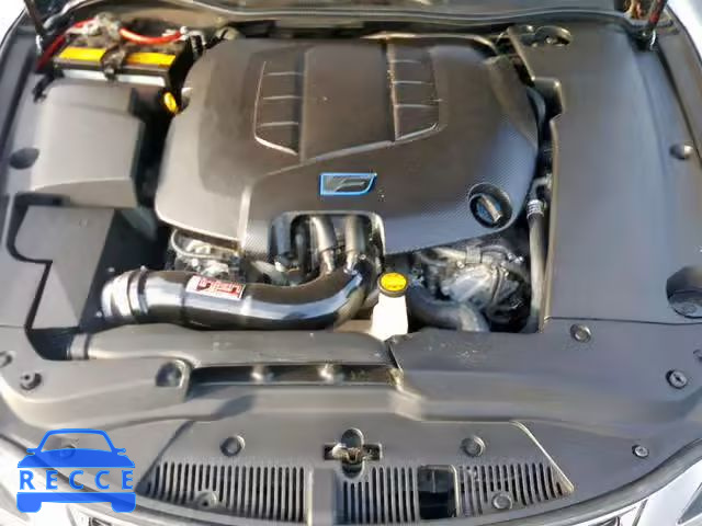 2012 LEXUS IS F JTHBP5C21C5010525 image 6