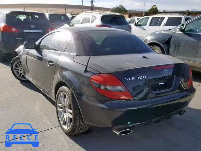 2009 MERCEDES-BENZ SLK 300 WDBWK54FX9F190379 image 2