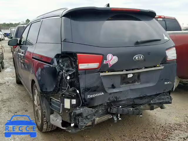 2016 KIA SEDONA SXL KNDME5C15G6128259 image 2