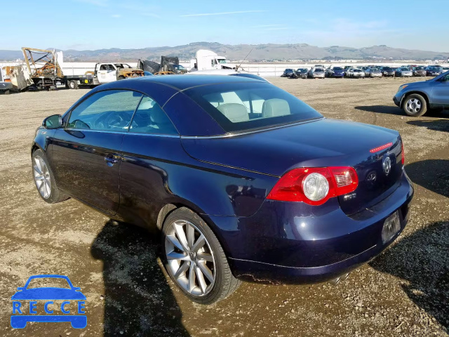 2007 VOLKSWAGEN EOS 3.2L S WVWDB71F17V026577 image 2