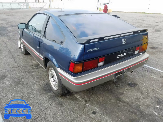 1987 HONDA CIVIC CRX JHMEC1316HS037303 зображення 2