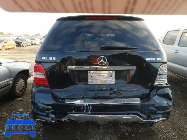 2009 MERCEDES-BENZ ML 63 AMG 4JGBB77E89A487853 зображення 8