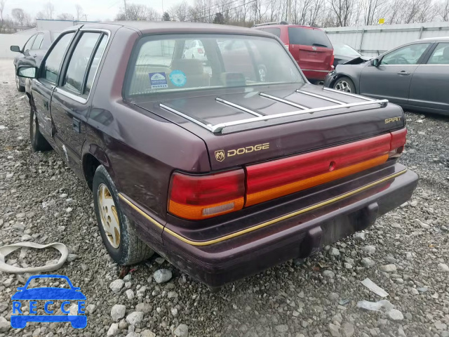 1995 DODGE SPIRIT 3B3AA4632ST532464 image 2