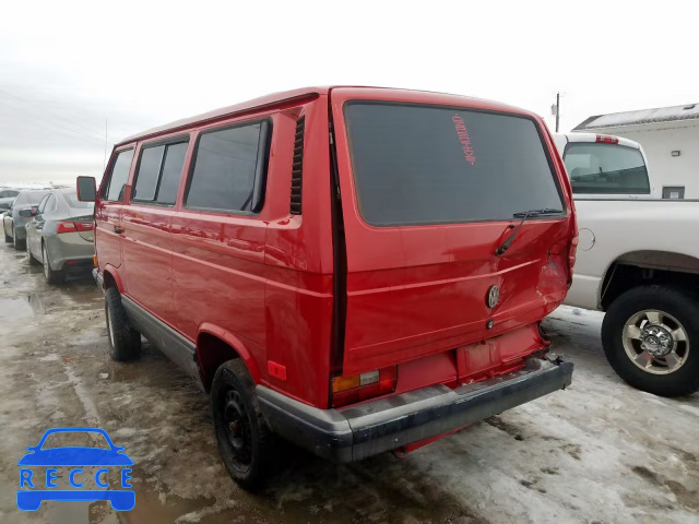 1990 VOLKSWAGEN VANAGON BU WV2YB0258LH058743 image 2