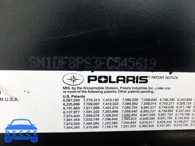 2015 POLARIS RUSH 800 SN1DF8PS3FC545619 Bild 19