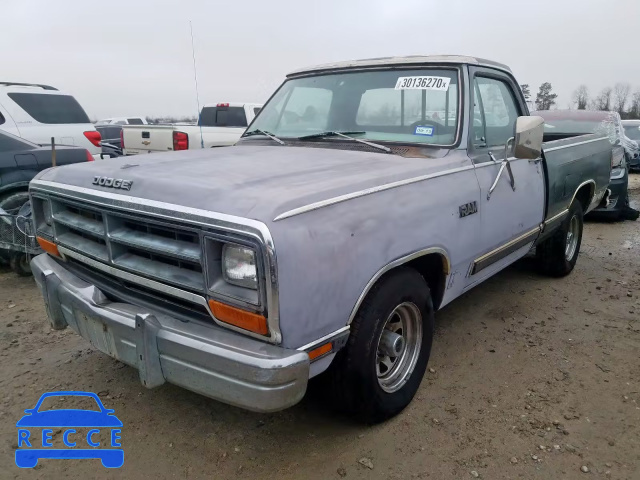 1986 DODGE D-SERIES D 1B7FD14T2GS001433 зображення 1