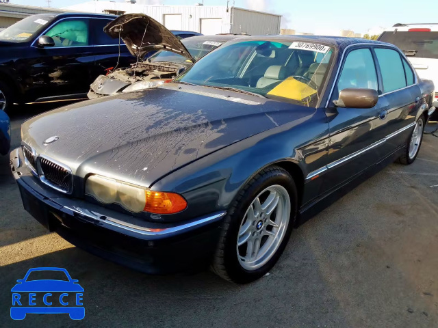 2000 BMW 750 IL WBAGJ0340YDD73442 image 1