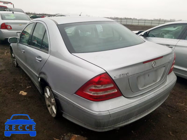 2007 MERCEDES-BENZ C 350 4MAT WDBRF87J67F856654 image 2