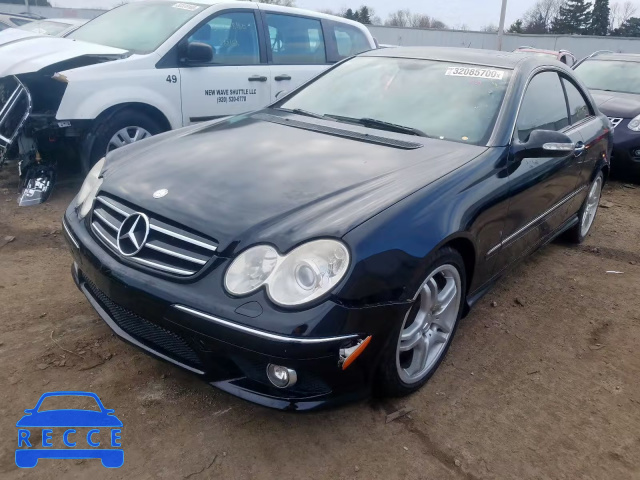 2009 MERCEDES-BENZ CLK 550 WDBTJ72HX9F262199 зображення 1