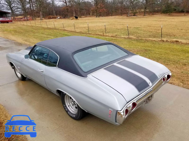 1972 CHEVROLET CHEVELL SS 1D37F2R601994 image 2
