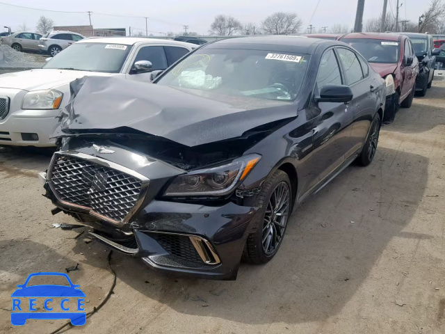 2018 GENESIS G80 SPORT KMHGN4JB3JU248417 Bild 1