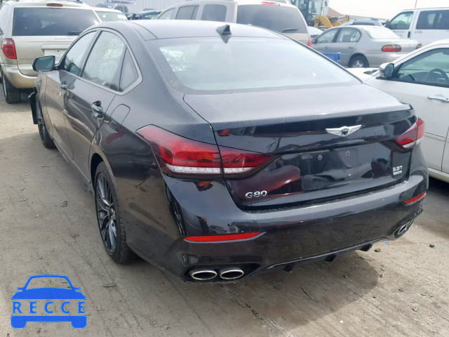 2018 GENESIS G80 SPORT KMHGN4JB3JU248417 Bild 2