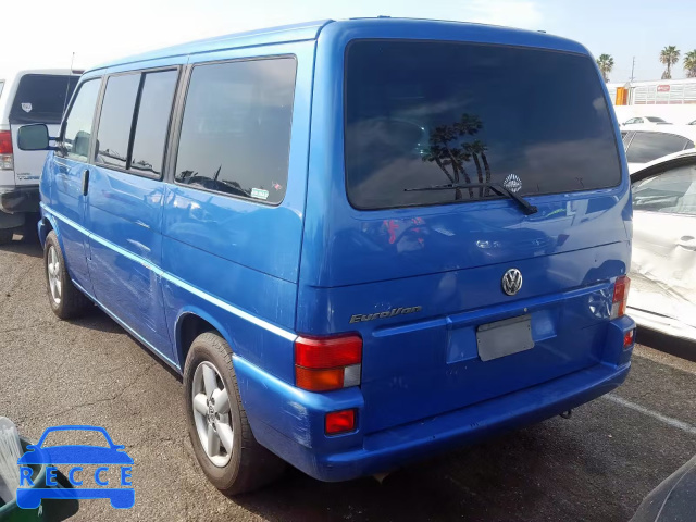 2002 VOLKSWAGEN EUROVAN GL WV2KB47012H021560 image 2