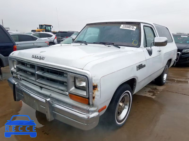 1988 DODGE RAMCHARGER 3B4GD12Y7JM808613 зображення 1