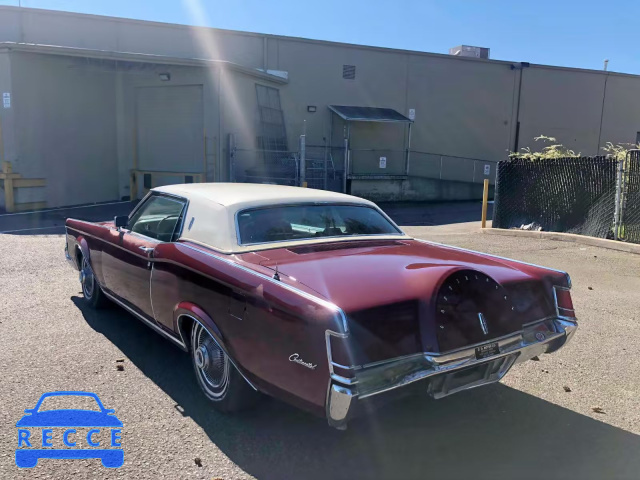 1969 LINCOLN CONTINENTL 9Y89A869770 зображення 2