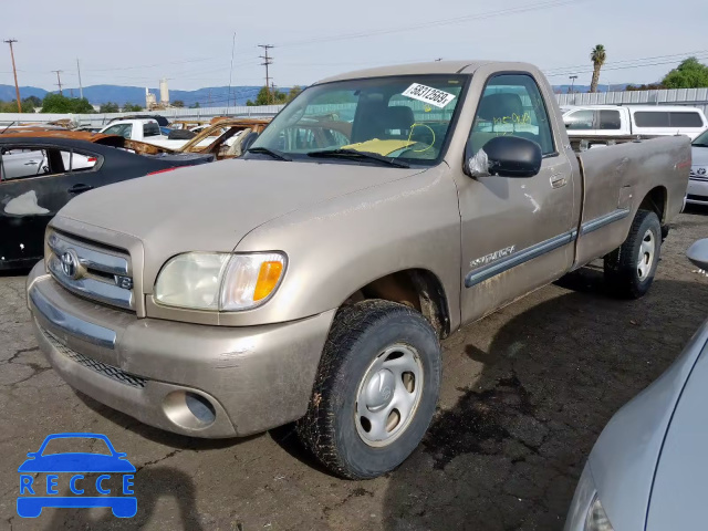 2004 TOYOTA TUNDRA SR5 5TBKT44114S456062 зображення 1