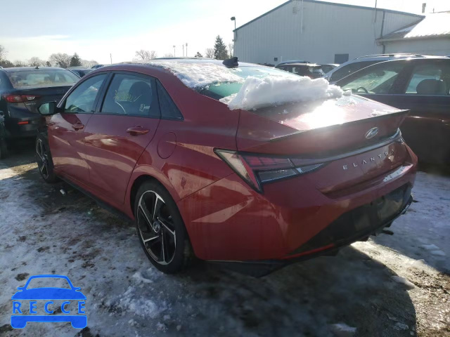 2021 HYUNDAI ELANTRA N KMHLR4AFXMU151337 image 2