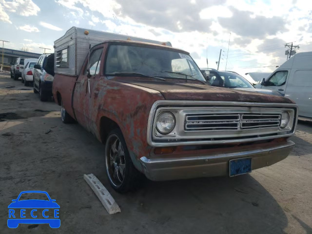 1973 DODGE RAM 100 D14AB3X069191 зображення 8