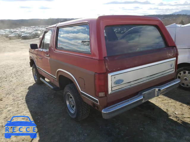 1983 FORD BRONCO U10 1FMEU15G0DLA84701 image 2