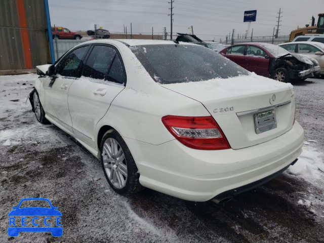 2009 MERCEDES-BENZ C CLASS WDDGF81X29R084828 image 2