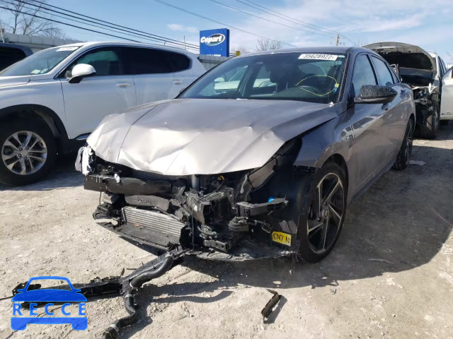 2021 HYUNDAI ELANTRA N KMHLR4AF9MU149627 image 1