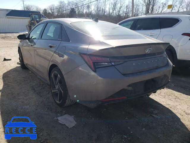 2021 HYUNDAI ELANTRA N KMHLR4AF9MU149627 image 2