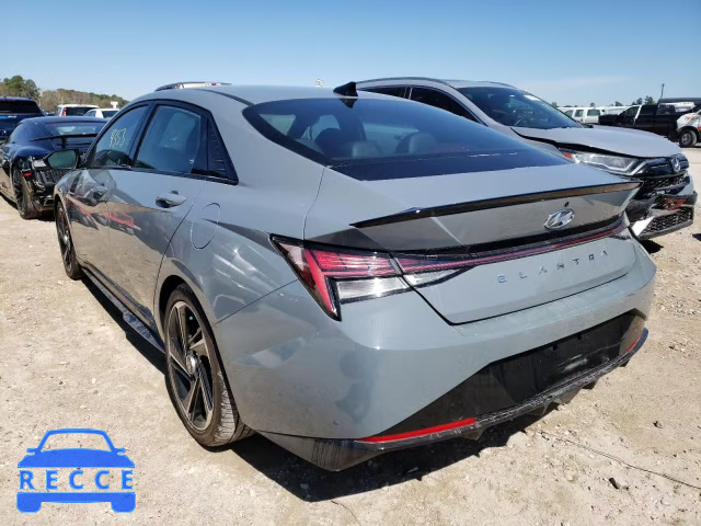 2021 HYUNDAI ELANTRA N KMHLR4AF7MU111216 image 2