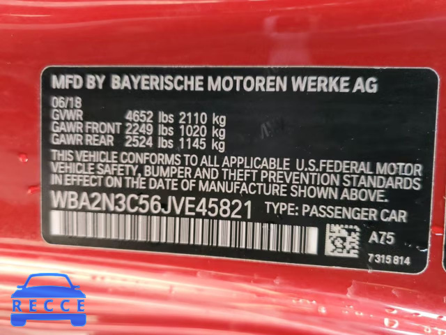 2018 BMW M240XI WBA2N3C56JVE45821 Bild 11