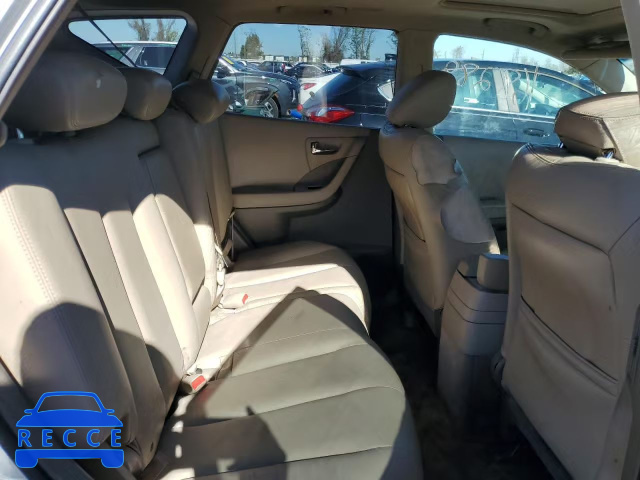 2006 NISSAN MURANO S/M JN8AZ08T96W418463 зображення 10