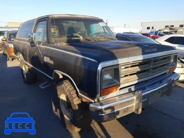 1987 DODGE RAMCHARGER 3B4GW12T8HM738127 image 0