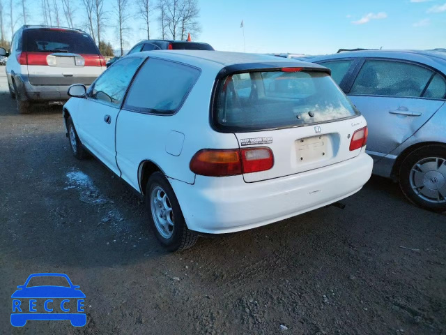 1992 HONDA CIVIC VX 2HGEH2364NH531989 image 2