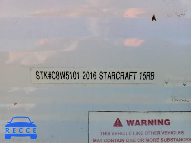 2016 STARCRAFT AR-ONE 1SABSHAG3G28W5101 зображення 9