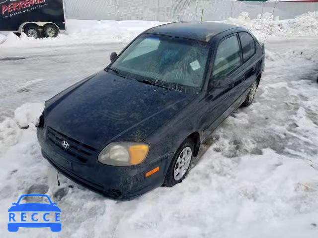 2003 HYUNDAI ACCENT BAS KMHCG35GX3U253707 image 1