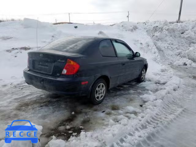 2003 HYUNDAI ACCENT BAS KMHCG35GX3U253707 image 3