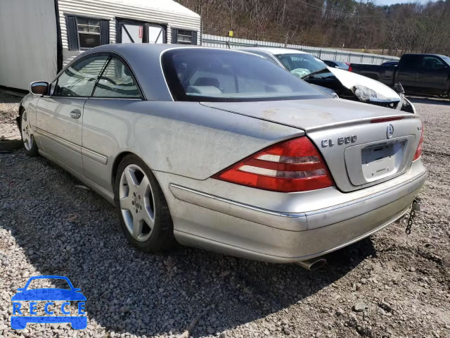 2002 MERCEDES-BENZ CL 600 WDBPJ78J72A018976 image 2