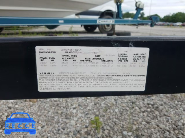 1997 BOAT TRAILER 1MDFP5R14VA889839 image 9