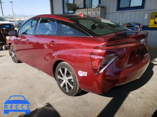 2019 TOYOTA MIRAI JTDBVRBD0KA005680 image 2