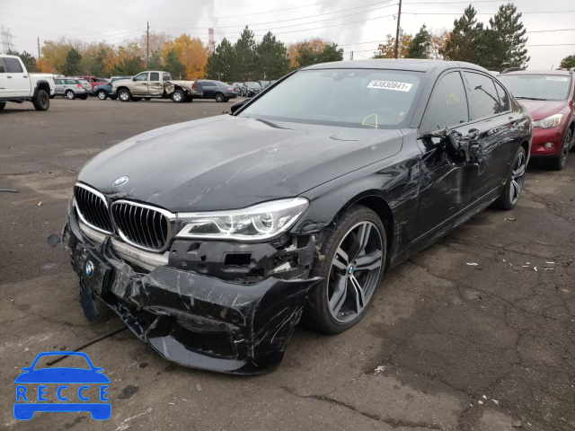 2016 BMW 750I XDRIV WBA7F2C50GG415883 зображення 1