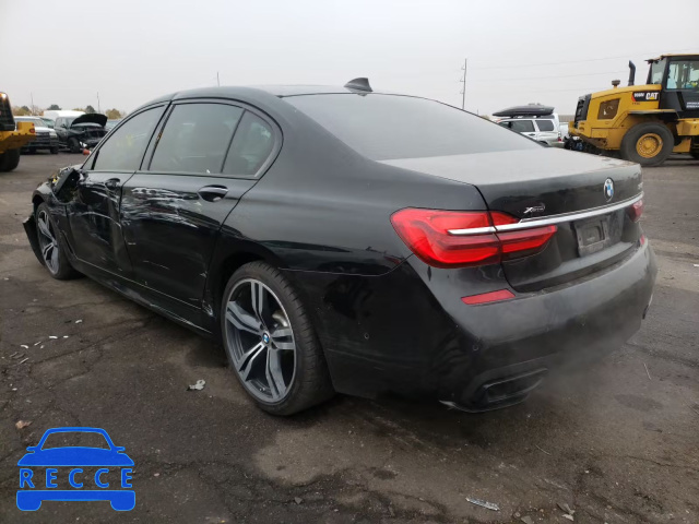 2016 BMW 750I XDRIV WBA7F2C50GG415883 зображення 2