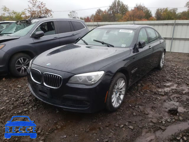 2014 BMW 740 LXI WBAYF4C5XED281849 зображення 1