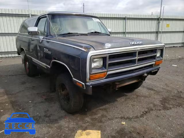 1988 DODGE RAMCHARGER 3B4GW12Y2JM809601 image 0