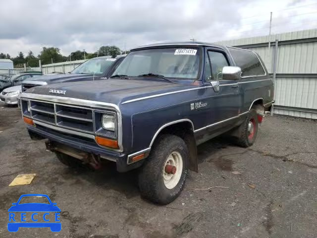 1988 DODGE RAMCHARGER 3B4GW12Y2JM809601 image 1