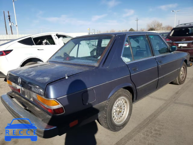 1986 BMW 528 E AUTO WBADK8300G9700965 зображення 3