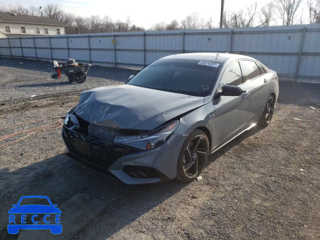 2021 HYUNDAI ELANTRA N KMHLR4AF9MU182403 image 1