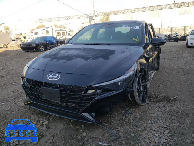 2021 HYUNDAI ELANTRA N KMHLR4AF8MU105005 image 1